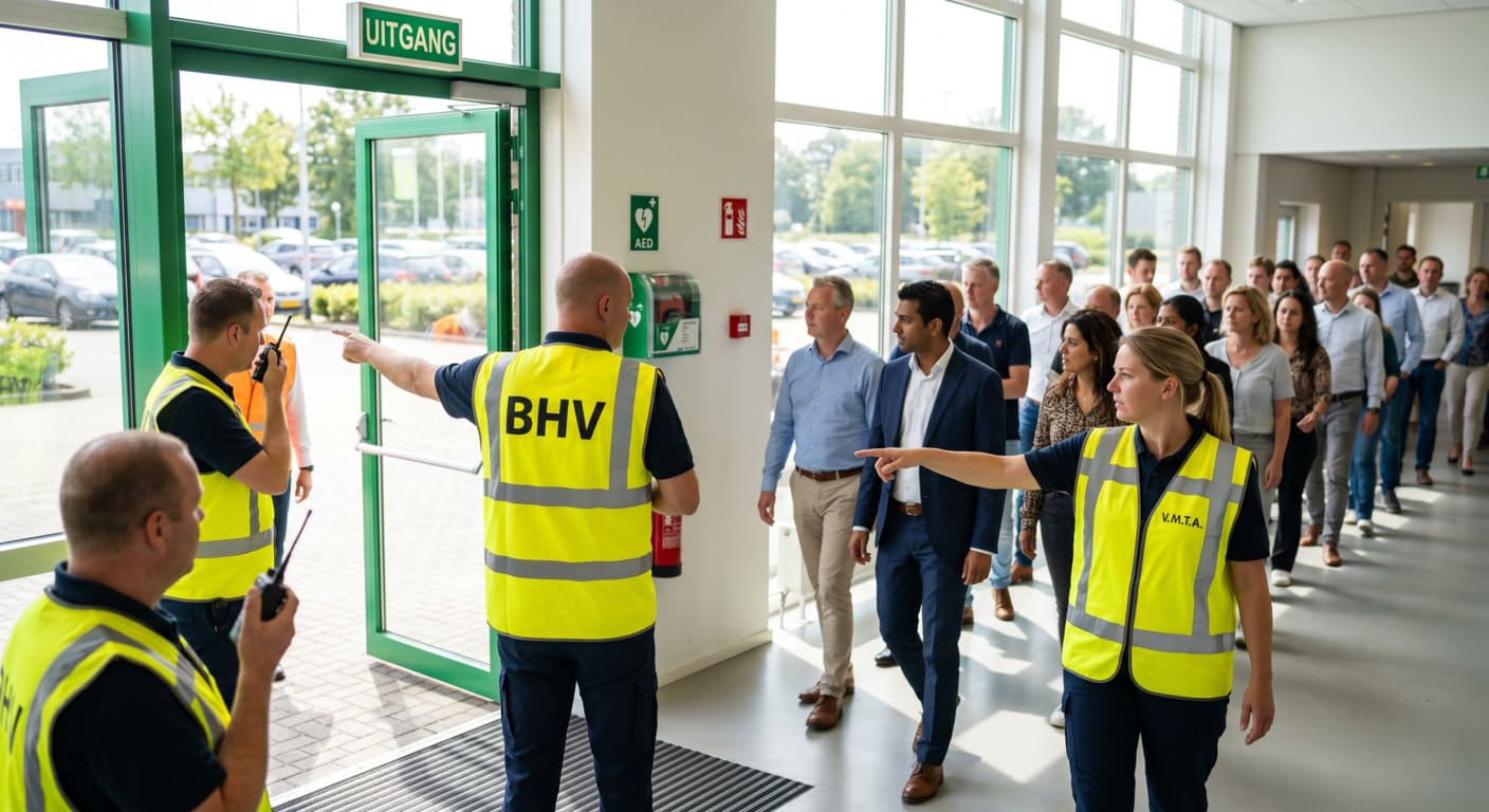 Foto: ontruimingsoefening